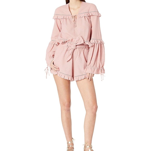 Jonathan Simkai Ruffle Blouse - Picture 2 of 4